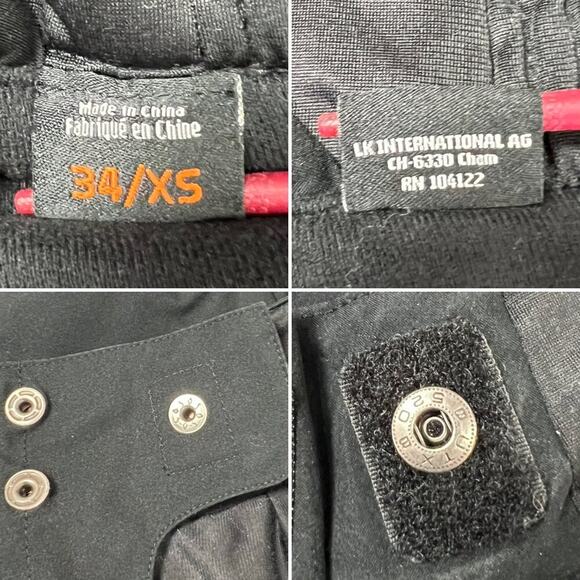 KJUS Formula Ski Snow Pants SIZE XS 34 Black Dermizax-EV Thinsulate Snowboard - Picture 4 of 16